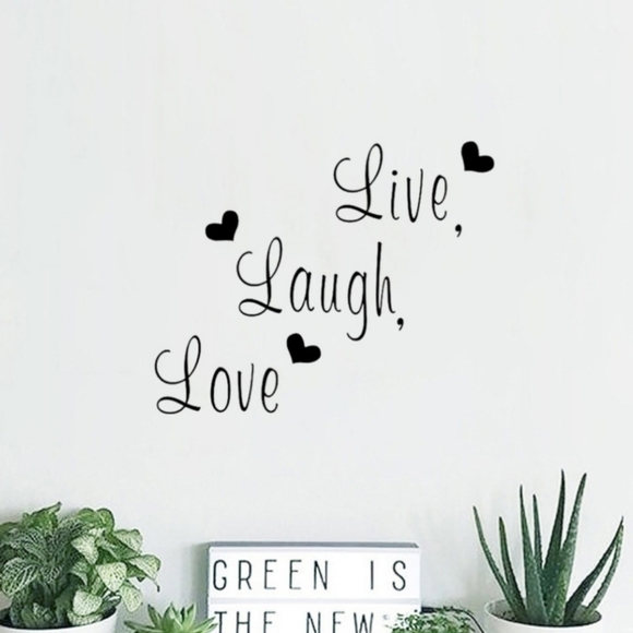 VINYL Wall Decal LIVE LAUGH LOVE - Picture 1 of 6